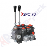 product 70 Liter Sektionales Regelventil, 2PC70 , 2 Spulen , G 1/2" , open center Spule thumb