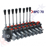 product 70 Liter Sektionales Regelventil, 8PC70 , 8 Spulen , G 1/2" , open center Spule thumb