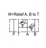 product NG10 (CETOP 5) Modular Druckreduzierventil, MR 03 W , 70 L/min, A & B ports thumb