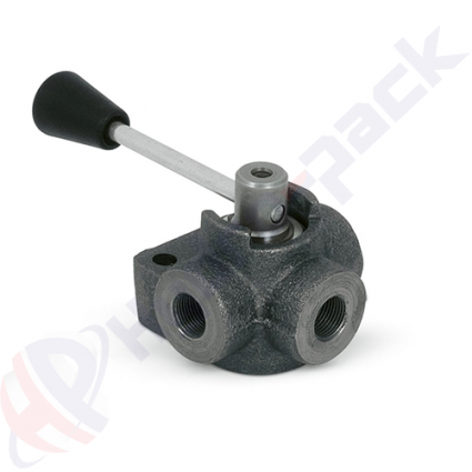product 3-Wege hydraulisches Umleitventil, DF 3 , 90 L/min, G 1/2" , closed center image thumb